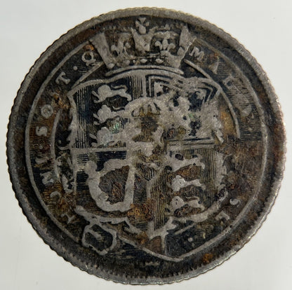 1819 George III 3rd Sixpence Silver Coin | Collectable Grade