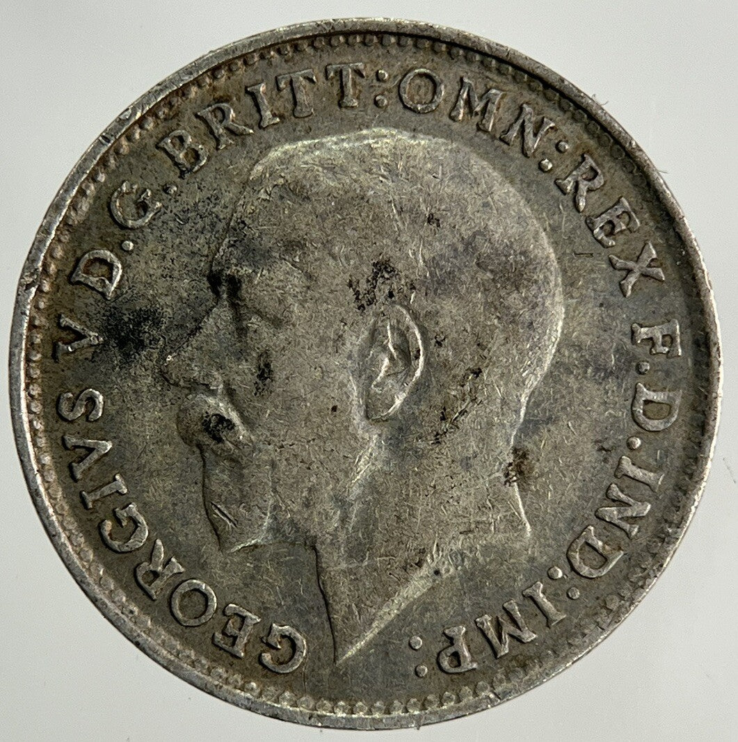 1918 George V Threepence Silver Coin | Fine Collectable Grade