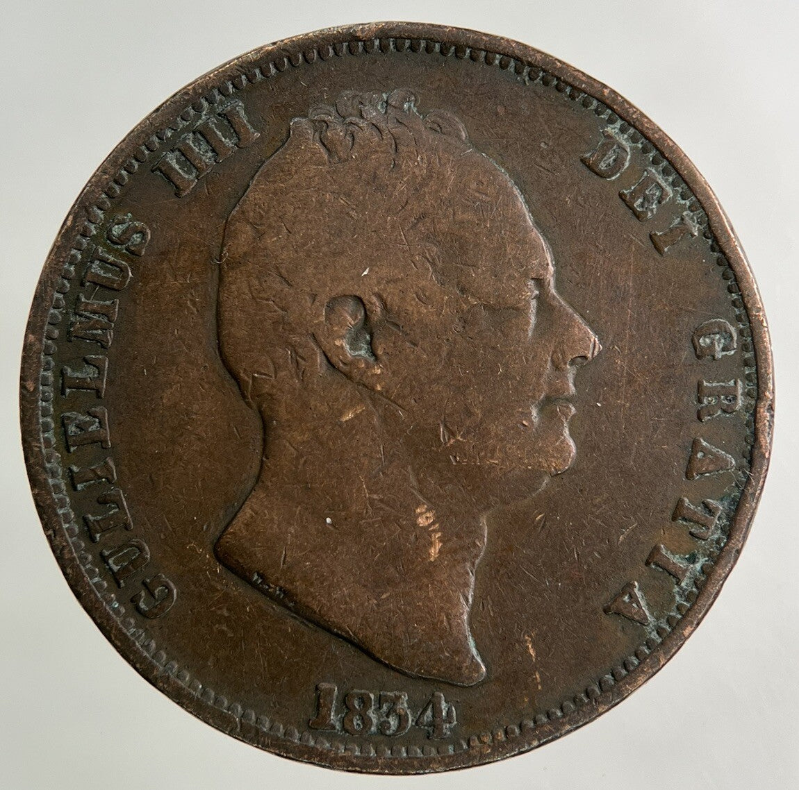 1834 William IV Half - Penny Coin | Collectable Grade