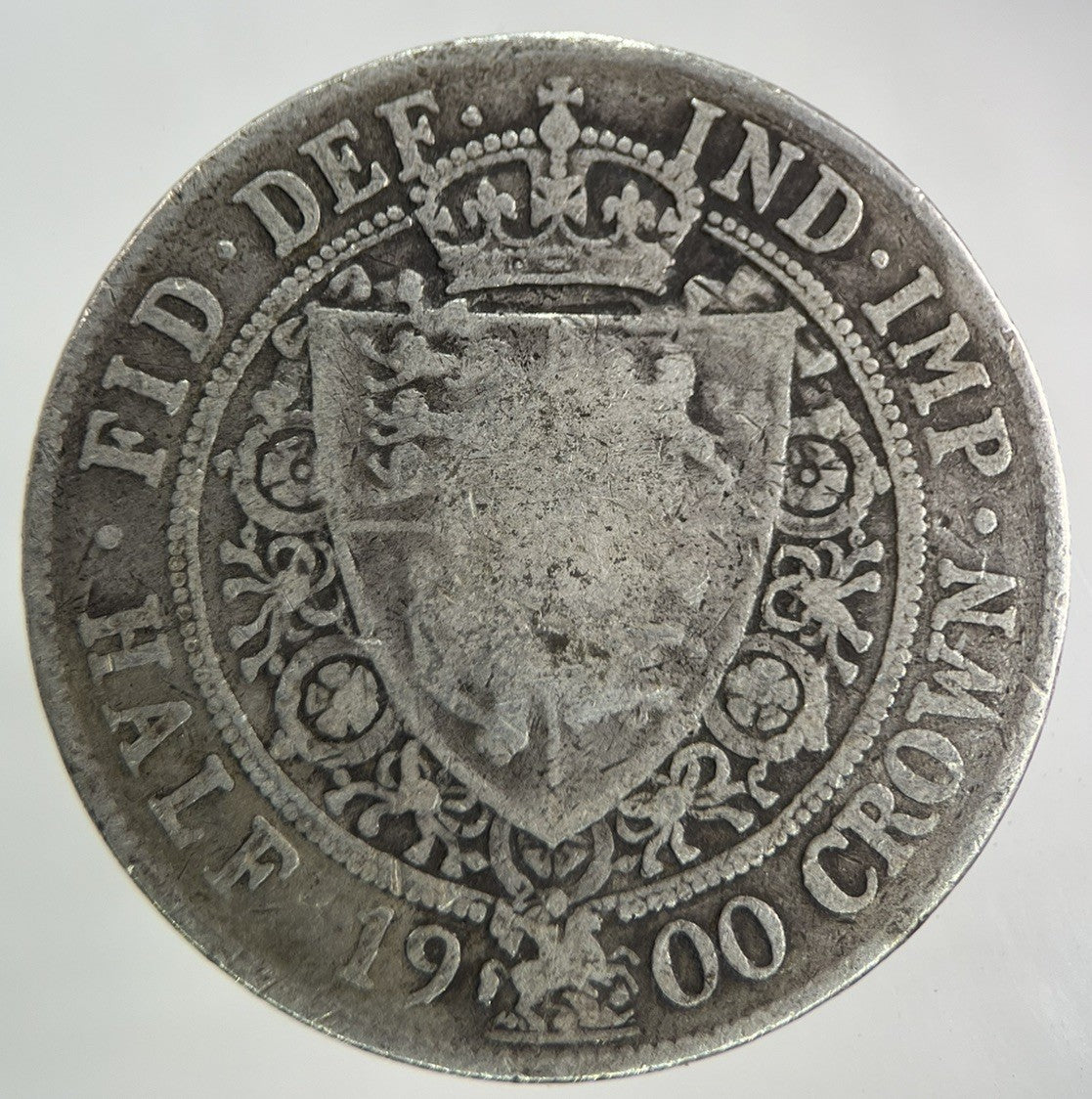1900 Victoria Half - Crown Silver Coin | Collectable Grade