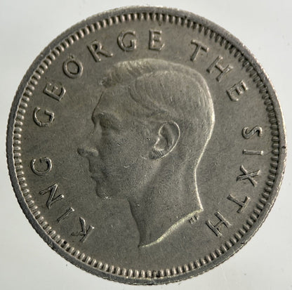1952 New Zealand Sixpence Coin | Fine Collectable Grade