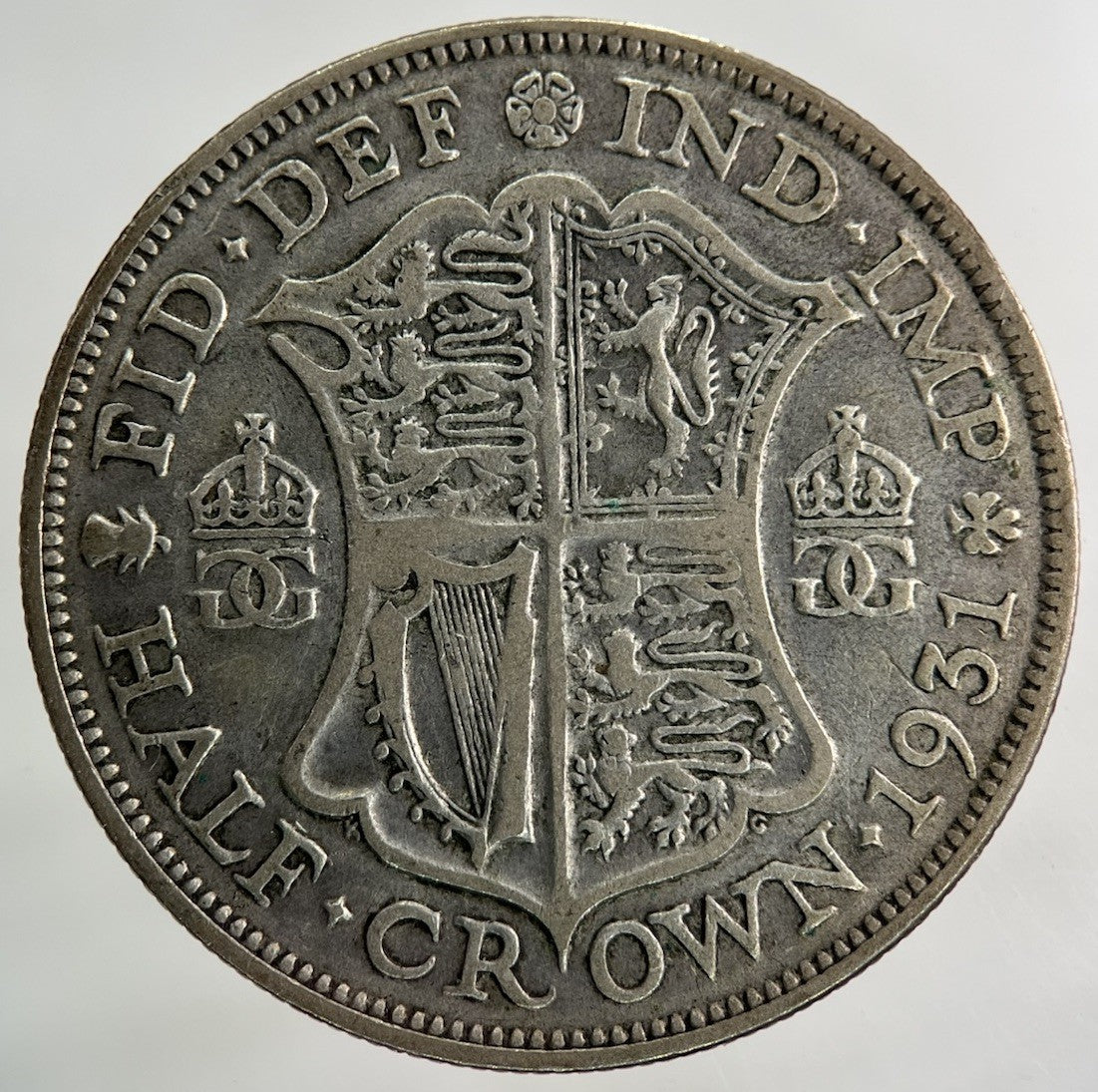 1931 George V Half - Crown Silver Coin | Collectable Grade
