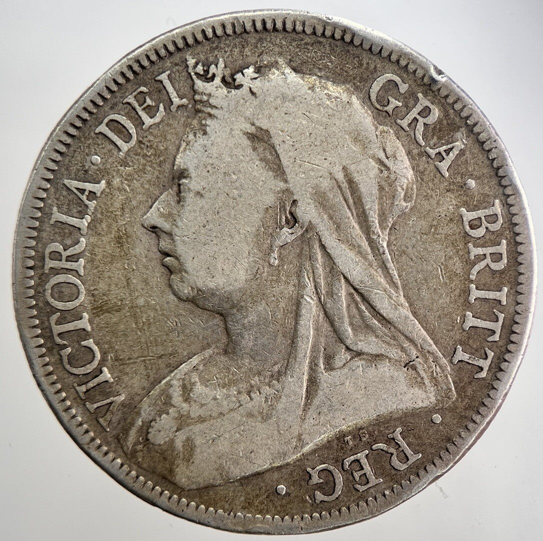 1893 Victoria Half - Crown Silver Coin | Collectable Grade