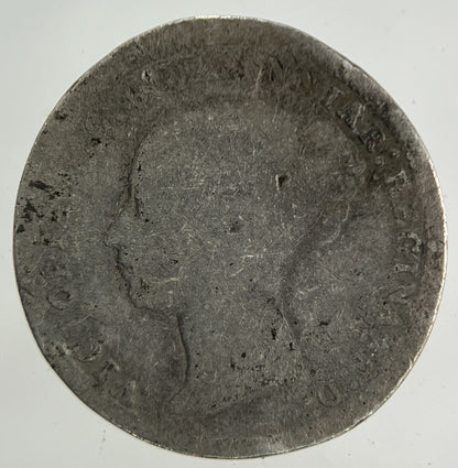 1875 Victoria Threepence Silver Coin | Fair Grade