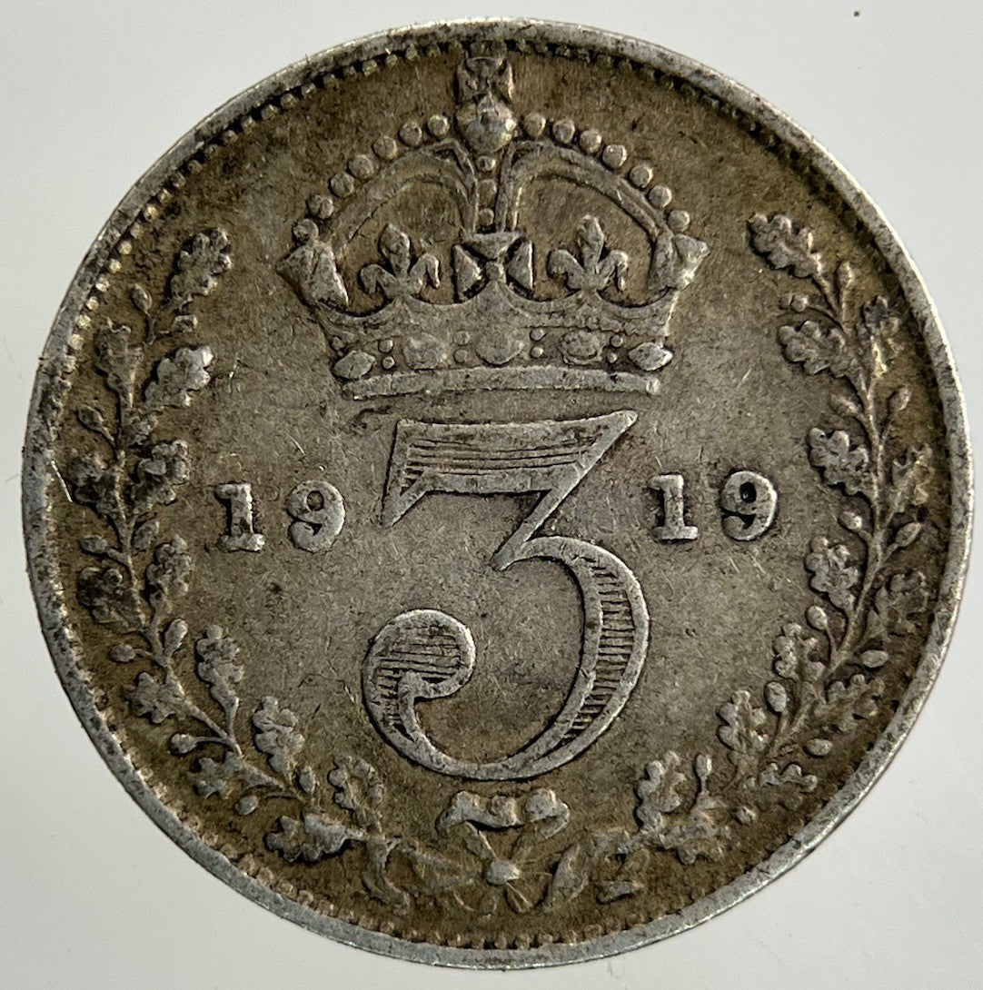 1919 George V Threepence Silver Coin | Collectable Grade