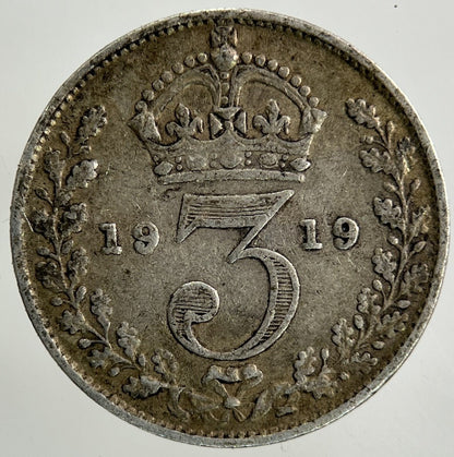 1919 George V Threepence Silver Coin | Collectable Grade