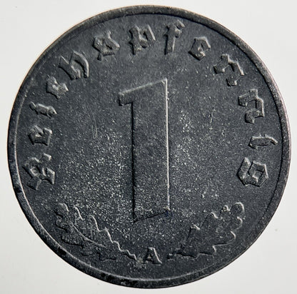 1940 - A Germany Nazi 1 Pfennig Coin | Very High Grade