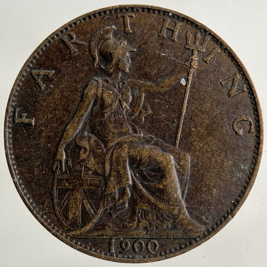 1900 Victoria Farthing Coin | Very High Grade