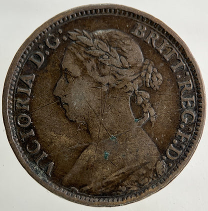 1891 Victoria Farthing Coin | Collectable Grade