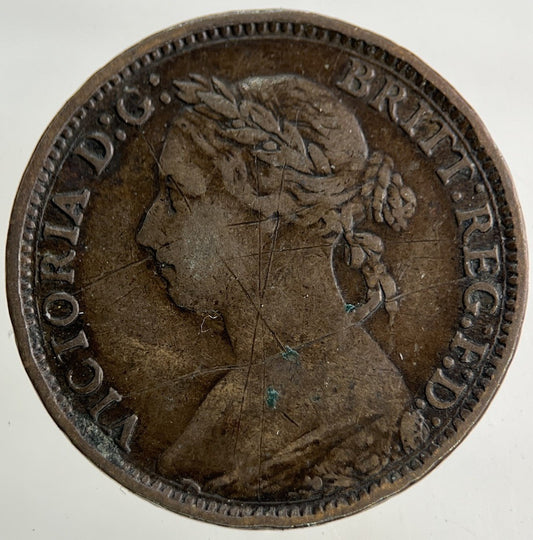 1891 Victoria Farthing Coin | Collectable Grade