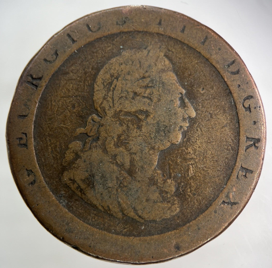 1797 George III 3rd Cartwheel One Penny Coin | Collectable Grade