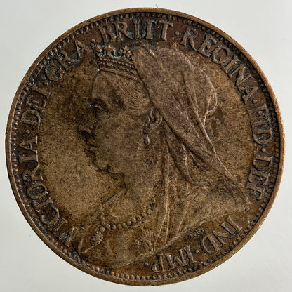 1898 Victoria Farthing Coin | Very High Grade