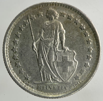 1959 Switzerland Swiss Half 1/2 Franc Silver Coin | Very High Grade