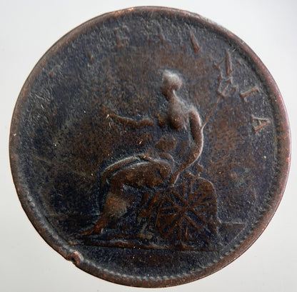 1807 George 3rd III Half - Penny British Coin | Collectable Grade | a7524