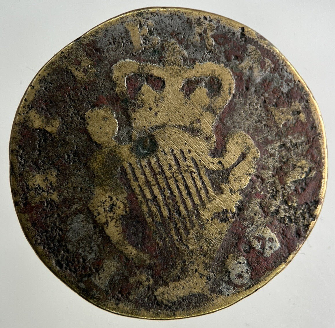 1782 Irish Half - Penny Coin | Collectable Grade
