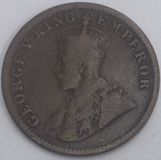 1918 One Quarter Anna India | Indian Copper Coin | Fair Grade | a431