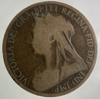 1897 Victoria One Penny Coin | Collectable Grade