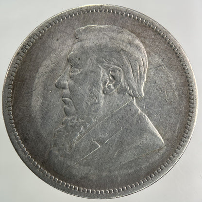 1896 South Africa Florin Silver Coin | Fine Collectable Grade