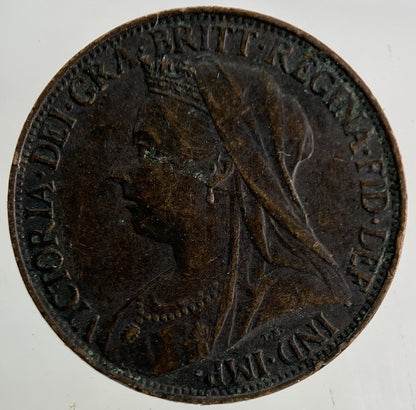 1897 Victoria Farthing Coin | Fine Collectable Grade