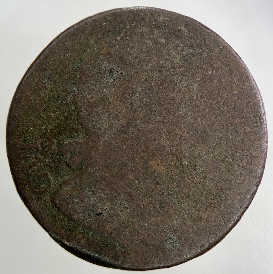 British William III 3rd Half - Penny Coin | Worn Grade