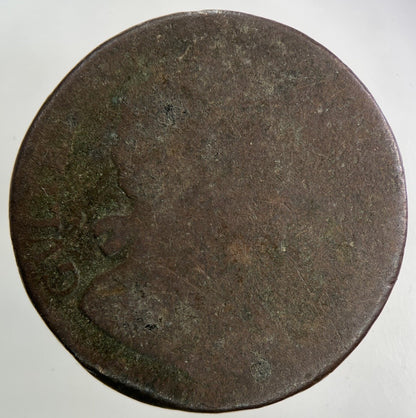 British William III 3rd Half - Penny Coin | Worn Grade
