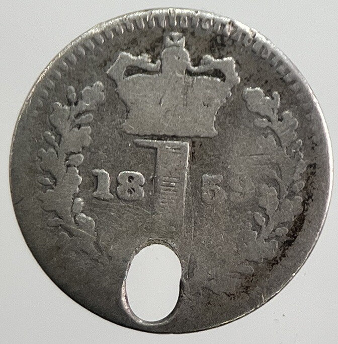 1859 Victoria Maundy One - Pence Silver Coin | Fair Grade