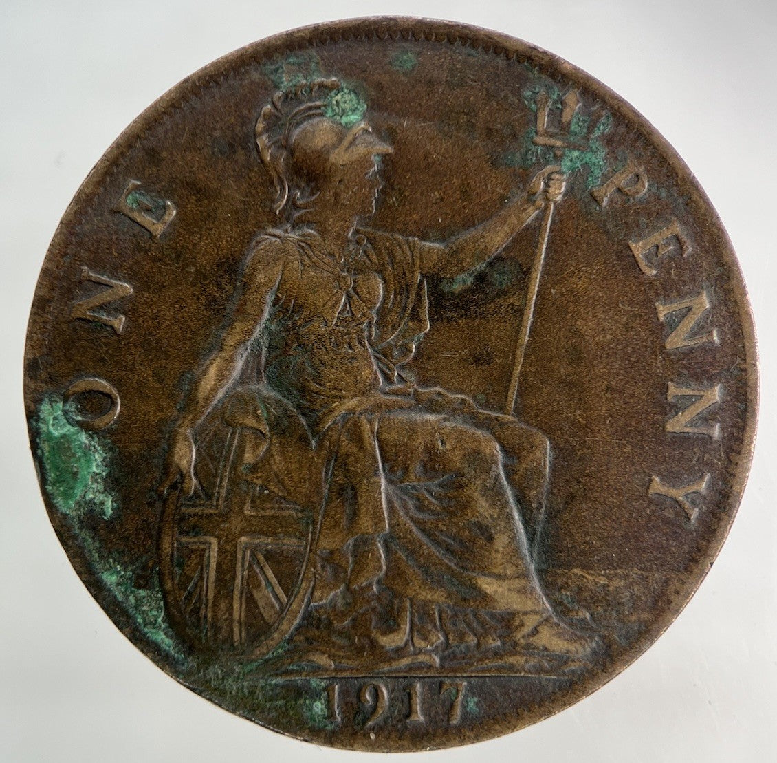 1917 George V One Penny Coin | Fine Collectable Grade