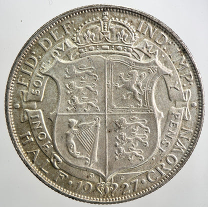 1927 George V Half - Crown Silver Coin | Very High Grade