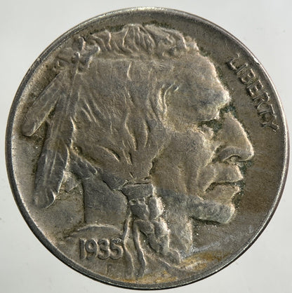 1935 US USA 5 Cents Nickel Coin | Very High Grade