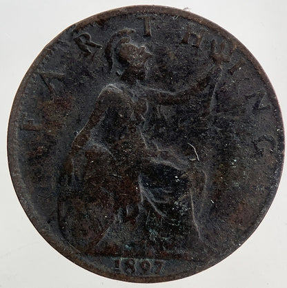 1897 Victoria Farthing Coin | Collectable Grade