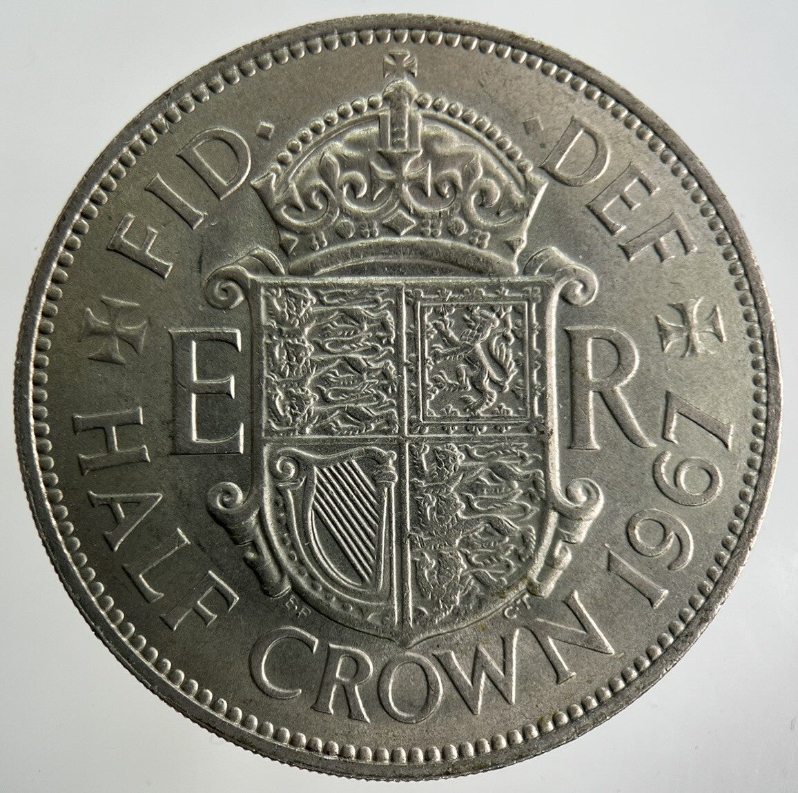 1967 Elizabeth II 2nd Half - Crown Coin | Fine Collectable Grade