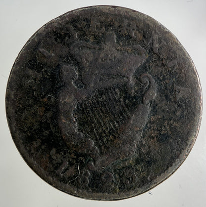 1823 Irish Half - Penny Coin | Collectable Grade