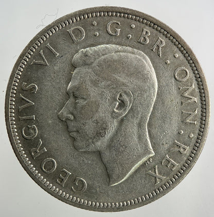 1940 George VI Half - Crown Silver Coin | Fine Collectable Grade