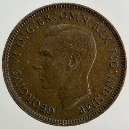 1945 George VI Farthing Coin | Fine Collectable Grade