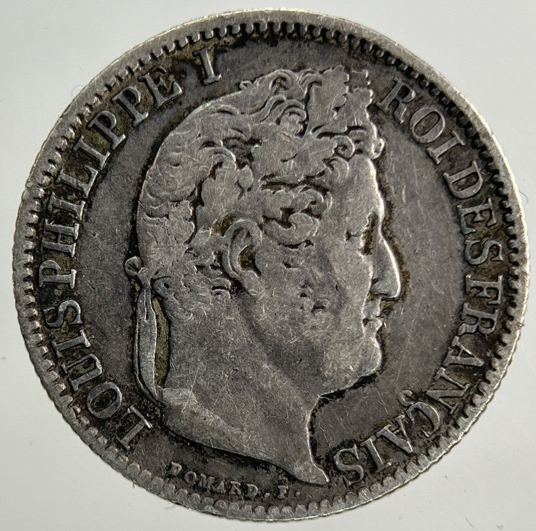 1847 France 50 Centimes Silver Coin | Fine Collectable Grade