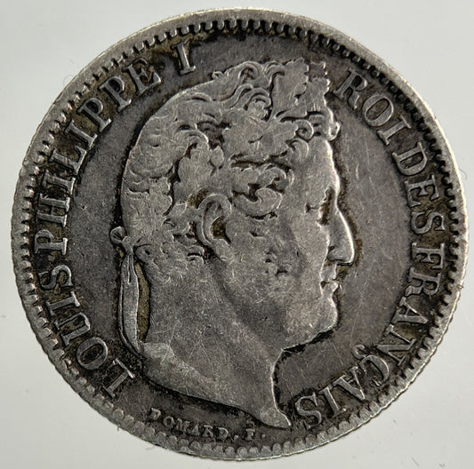 1847 France 50 Centimes Silver Coin | Fine Collectable Grade