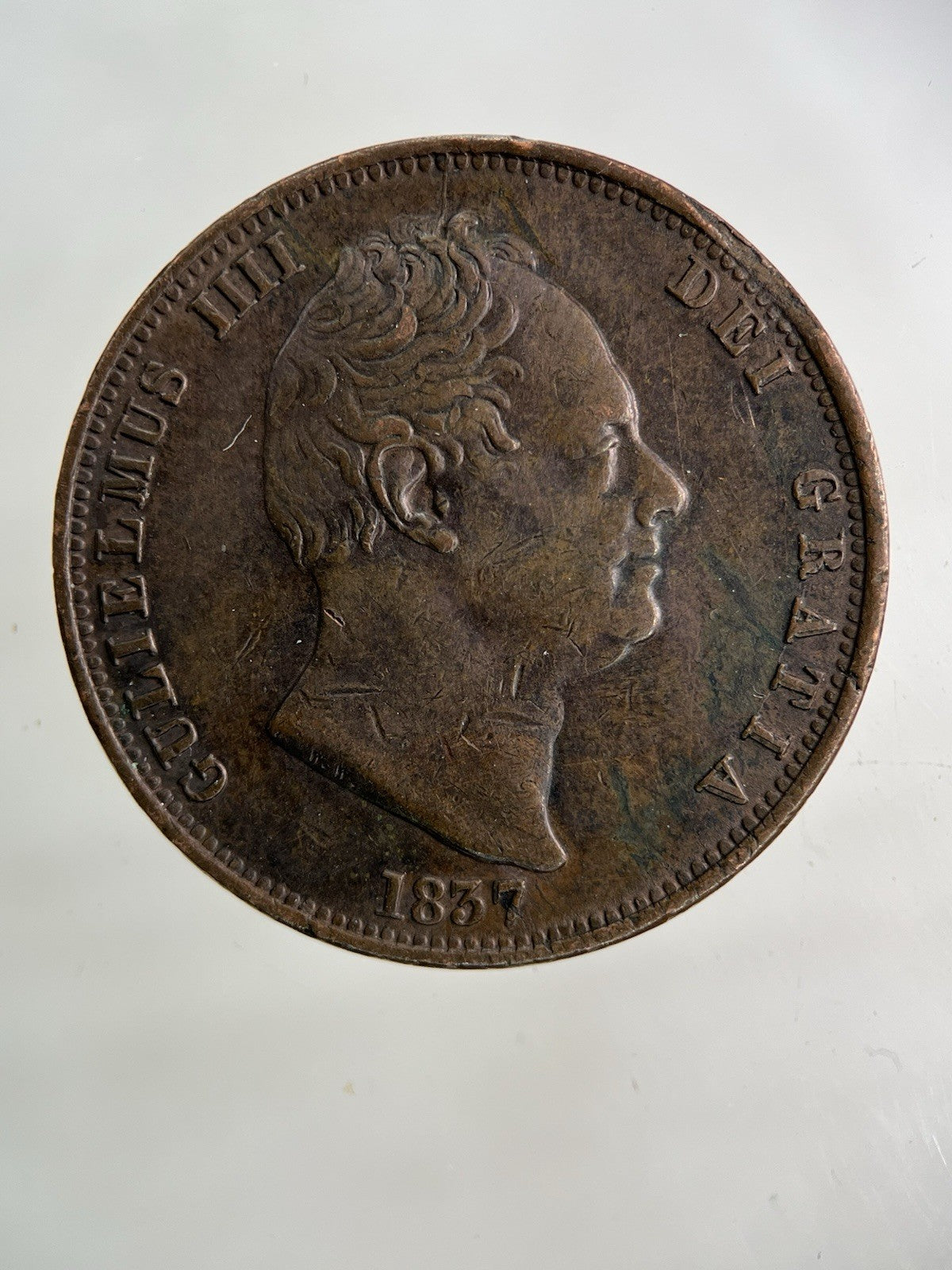 1837 William IV Half - Penny Coin | Very High Grade
