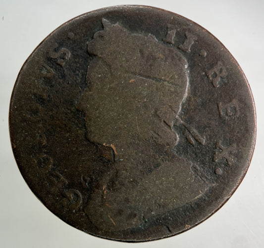 British George II 2nd Half - Penny Coin | Fair Grade