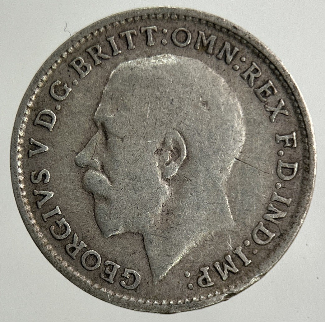 1918 George V Threepence Silver Coin | Fine Collectable Grade