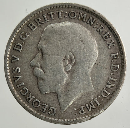 1918 George V Threepence Silver Coin | Fine Collectable Grade