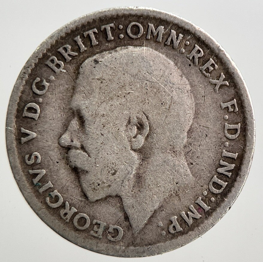 1917 George V Threepence Silver Coin | Collectable Grade | a2797