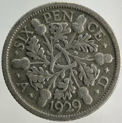 1929 George V Sixpence Silver Coin | Collectable Grade