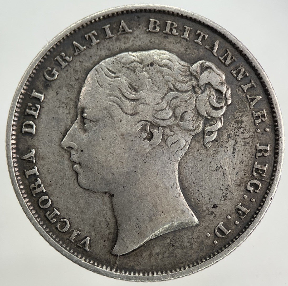 1853 Victoria Shilling Silver Coin | Very High Grade