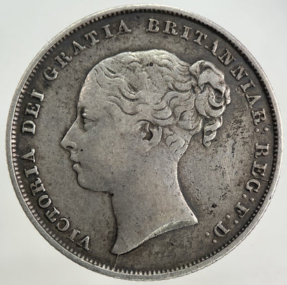 1853 Victoria Shilling Silver Coin | Very High Grade