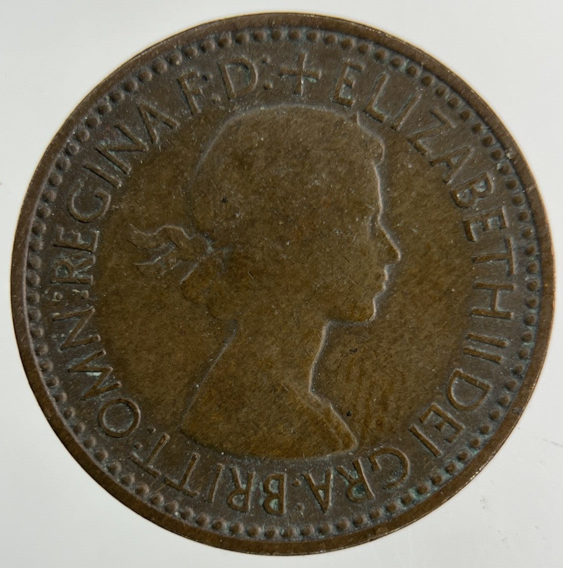 1953 Elizabeth II 2nd Wren Farthing Coin | Fine Collectable Grade