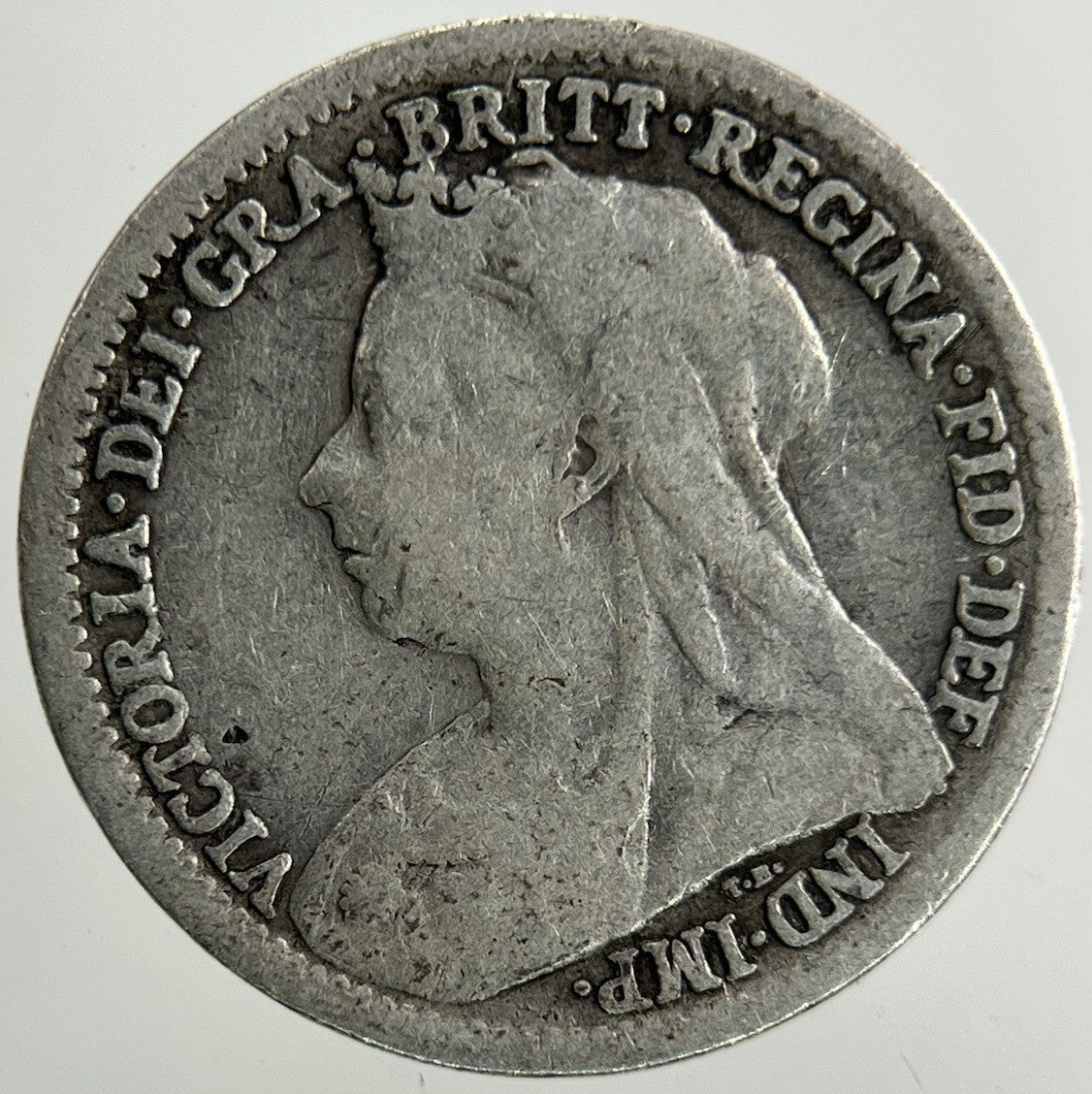 1900 Victoria Threepence Silver Coin | Collectable Grade