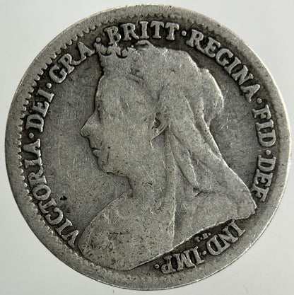 1900 Victoria Threepence Silver Coin | Collectable Grade