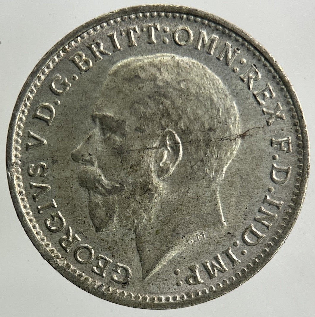1920 George V Threepence Silver Coin | Very Fine Grade