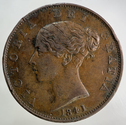 1841 Victoria Half - Penny Coin | Very High Grade