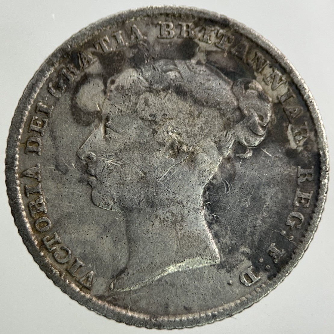 1846 Victoria Sixpence Silver Coin | Fine Collectable Grade